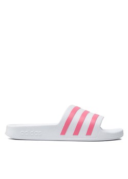 Klapki adidas adilette Aqua GZ5237 Biały ze sklepu eobuwie.pl w kategorii Klapki damskie - zdjęcie 182102425