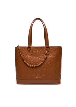 Torebka Liu Jo Ecs M Tote AA5197 E0538 Brązowy ze sklepu eobuwie.pl w kategorii Torby Shopper bag - zdjęcie 182102575