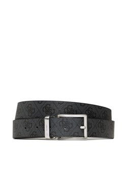 Pasek Męski Guess Vezzola Belts BM7541 LEA35 Czarny ze sklepu eobuwie.pl w kategorii Paski męskie - zdjęcie 182102719