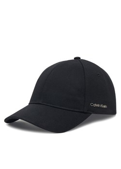 Czapka z daszkiem Calvin Klein Cotton Twill Cap K60K612910 Czarny ze sklepu eobuwie.pl w kategorii Czapki z daszkiem damskie - zdjęcie 182102725