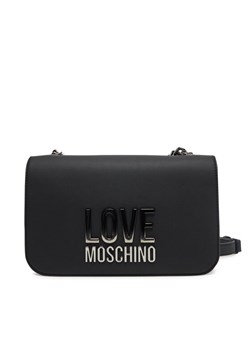 Torebka LOVE MOSCHINO JC4254PP0MKD000B Czarny ze sklepu eobuwie.pl w kategorii Kopertówki - zdjęcie 182102747
