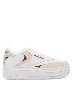 Sneakersy Reebok Club C Extra 100033108 Biały ze sklepu eobuwie.pl w kategorii Buty sportowe damskie - zdjęcie 182103065