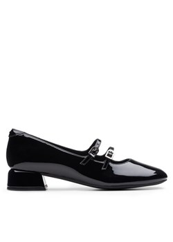 Baleriny Clarks Daiss 30 Shine 26174712 Czarny ze sklepu eobuwie.pl w kategorii Balerinki - zdjęcie 182103167