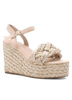 Espadryle DeeZee KL-E2125-1 Beżowy ze sklepu eobuwie.pl w kategorii Sandały damskie - zdjęcie 182103179