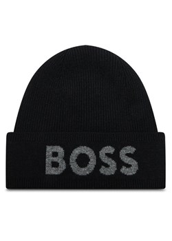 Czapka Boss Ellio 50524348 Czarny ze sklepu eobuwie.pl w kategorii Czapki zimowe męskie - zdjęcie 182103348
