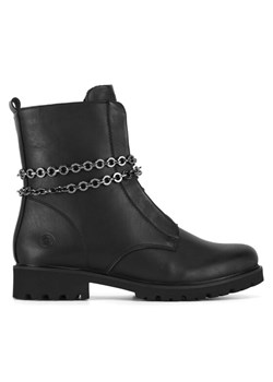 Botki Remonte D8665-00 Czarny ze sklepu eobuwie.pl w kategorii Botki - zdjęcie 182103716