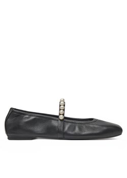Baleriny Stuart Weitzman Goldie Ballet Flat SF896 Czarny ze sklepu eobuwie.pl w kategorii Balerinki - zdjęcie 182103805