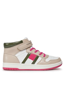 Sneakersy Tommy Hilfiger T3A9-32961-1434Y609 D Beżowy ze sklepu eobuwie.pl w kategorii Buty sportowe dziecięce - zdjęcie 182103996