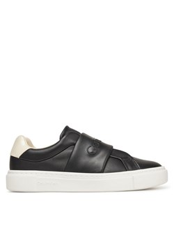 Sneakersy Calvin Klein Cupsole Slip On - He Nappa HW0HW02471 Czarny ze sklepu eobuwie.pl w kategorii Buty sportowe damskie - zdjęcie 182104028