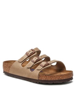 Klapki Birkenstock Florida 1011432 Beżowy ze sklepu eobuwie.pl w kategorii Klapki damskie - zdjęcie 182104167