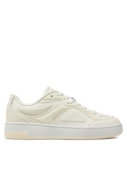 Sneakersy Calvin Klein Jeans Basket Cupsole Low Mix In Mtl YW0YW01462 Biały ze sklepu eobuwie.pl w kategorii Buty sportowe damskie - zdjęcie 182104228