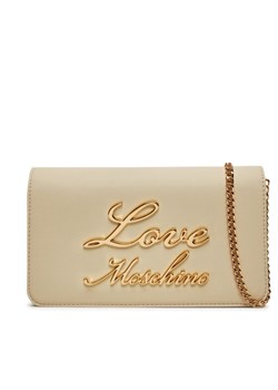Torebka LOVE MOSCHINO JC4318PP0LKK0110 Beżowy ze sklepu eobuwie.pl w kategorii Kopertówki - zdjęcie 182104628
