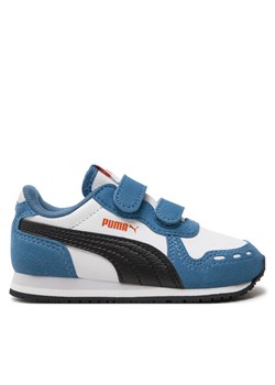 Sneakersy Puma Cabana Racer Sl 20 V Inf 383731 Biały ze sklepu eobuwie.pl w kategorii Buty sportowe dziecięce - zdjęcie 182104797