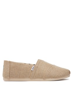 Półbuty Toms Alpargata 10018736 Beżowy ze sklepu eobuwie.pl w kategorii Espadryle męskie - zdjęcie 182104875