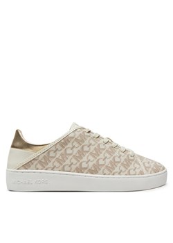 Sneakersy MICHAEL Michael Kors Jenny Lace Up 43T4JNFS1B Beżowy ze sklepu eobuwie.pl w kategorii Buty sportowe damskie - zdjęcie 182105118