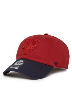 Czapka z daszkiem 47 Brand NBA Chicago Bulls '47 x Tommy Hilfiger Courtside '47 Clean Up THCCU173GWL Czerwony ze sklepu eobuwie.pl w kategorii Czapki z daszkiem męskie - zdjęcie 182105229