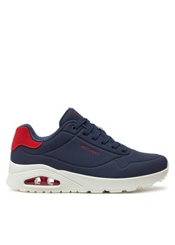 Sneakersy Skechers Uno - Suited On Air 183004 Granatowy ze sklepu eobuwie.pl w kategorii Buty sportowe męskie - zdjęcie 182105309