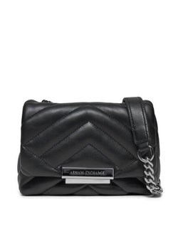 Torebka Armani Exchange Victoria 948587 4R742 00020 Czarny ze sklepu eobuwie.pl w kategorii Kopertówki - zdjęcie 182105347