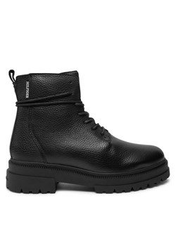 Kozaki Tommy Hilfiger Th Chunky Tl Lace Up Boot FM0FM05270 Czarny ze sklepu eobuwie.pl w kategorii Buty zimowe męskie - zdjęcie 182105435