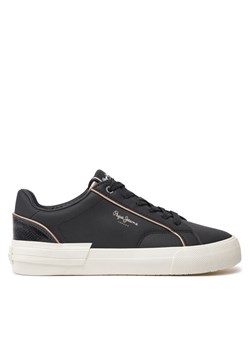 Sneakersy Pepe Jeans PLS31580 Czarny ze sklepu eobuwie.pl w kategorii Buty sportowe damskie - zdjęcie 182105477