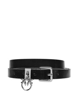 Pasek Damski PINKO Ballestas H1.5 Belt 20242 PLT01 104023.A26M Czarny ze sklepu eobuwie.pl w kategorii Paski damskie - zdjęcie 182105509