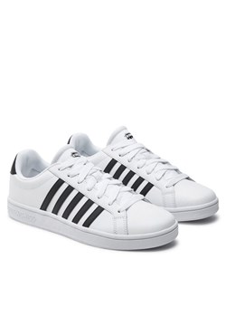 Sneakersy K-Swiss Court Tiebeak 07011 126 Biały ze sklepu eobuwie.pl w kategorii Buty sportowe męskie - zdjęcie 182105605