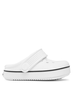 Klapki Crocs Crocs Crocband Clean Clog T 208479 Biały ze sklepu eobuwie.pl w kategorii Klapki dziecięce - zdjęcie 182105649