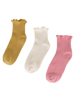 Skarpety JENNY 7KB-003-SS25 (3-pack) Żółty ze sklepu eobuwie.pl w kategorii Skarpetki dziecięce - zdjęcie 182105697