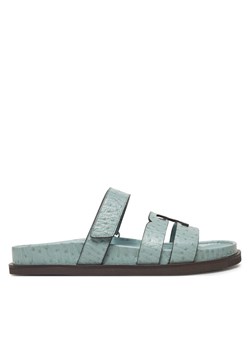 Klapki Tory Burch 162580 Niebieski ze sklepu eobuwie.pl w kategorii Klapki damskie - zdjęcie 182105699