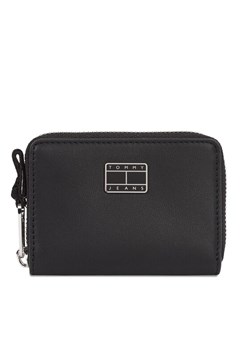Mały Portfel Damski Tommy Jeans Tjw City-Wide Small Za AW0AW15940 Czarny ze sklepu eobuwie.pl w kategorii Portfele damskie - zdjęcie 182105758