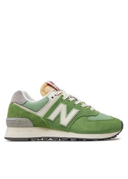 Sneakersy New Balance U574RCC Zielony ze sklepu eobuwie.pl w kategorii Buty sportowe męskie - zdjęcie 182106109