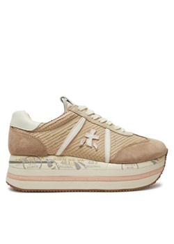 Sneakersy Premiata Beth 7039 Beżowy ze sklepu eobuwie.pl w kategorii Buty sportowe damskie - zdjęcie 182106116