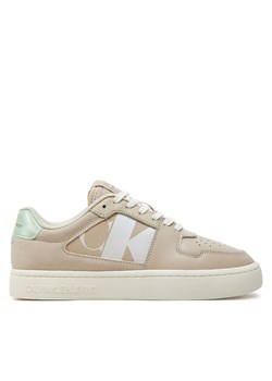 Sneakersy Calvin Klein Jeans Classic Cupsole Low Nbs YW0YW01520 Écru ze sklepu eobuwie.pl w kategorii Buty sportowe damskie - zdjęcie 182106256