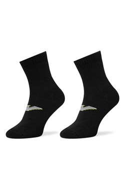 Zestaw 2 par niskich skarpet męskich Emporio Armani EM000540 AF12299 MC005 Czarny ze sklepu eobuwie.pl w kategorii Skarpetki męskie - zdjęcie 182106308