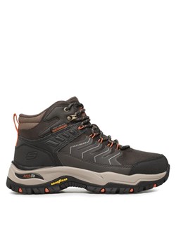 Trapery Skechers Arch Fit Dawson Raveno 204634/BRN Brązowy ze sklepu eobuwie.pl w kategorii Buty trekkingowe męskie - zdjęcie 182106648