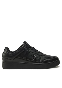 Sneakersy Calvin Klein Jeans Basket Cup Low Laceup Tumbled YM0YM01150 Czarny ze sklepu eobuwie.pl w kategorii Buty sportowe męskie - zdjęcie 182106836