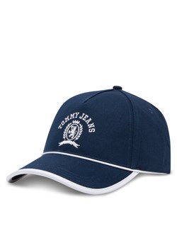 Czapka z daszkiem Tommy Hilfiger Cool Summer AW0AW17315 Granatowy ze sklepu eobuwie.pl w kategorii Czapki z daszkiem damskie - zdjęcie 182106965