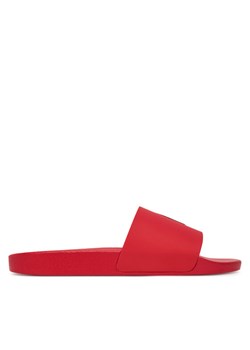 Klapki Polo Ralph Lauren Signature Pony 809961001003 Czerwony ze sklepu eobuwie.pl w kategorii Klapki męskie - zdjęcie 182107068