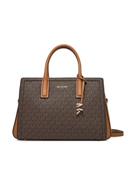 Torebka MICHAEL Michael Kors Laila 30R5G9IS6B Brązowy ze sklepu eobuwie.pl w kategorii Kuferki - zdjęcie 182107185