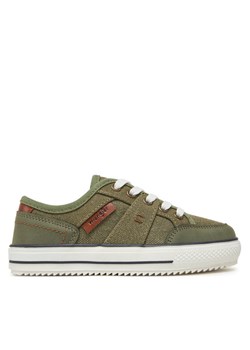 Sneakersy Wrangler COOTER C LOW JR 20251085.52D Khaki ze sklepu eobuwie.pl w kategorii Buty sportowe dziecięce - zdjęcie 182107219