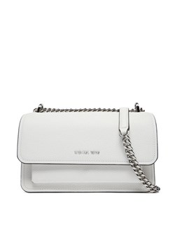Torebka MICHAEL Michael Kors Claire 30T4SC7L3T Biały ze sklepu eobuwie.pl w kategorii Listonoszki - zdjęcie 182107438