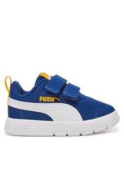 Sneakersy Puma Courtflex V3 Mesh Inf 398086 05 Niebieski ze sklepu eobuwie.pl w kategorii Buty sportowe dziecięce - zdjęcie 182107489