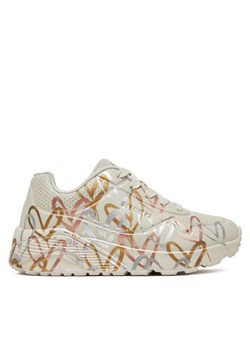 Sneakersy Skechers Uno Lite - Metallic 314067L/NTMT Biały ze sklepu eobuwie.pl w kategorii Buty sportowe dziecięce - zdjęcie 182107525
