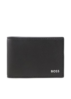 Portfel męski Boss 50485613 Czarny ze sklepu eobuwie.pl w kategorii Portfele męskie - zdjęcie 182107559