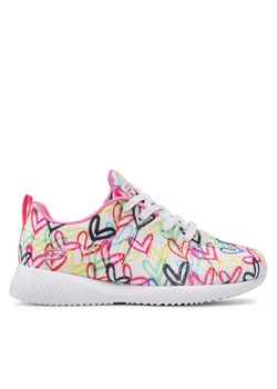 Sneakersy Skechers Starry Love 117092/WMLT Biały ze sklepu eobuwie.pl w kategorii Buty sportowe damskie - zdjęcie 182107687