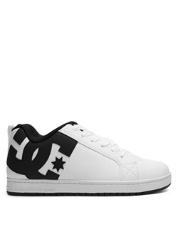 Sneakersy DC COURT GRAFFIK 300529-WLK Biały ze sklepu eobuwie.pl w kategorii Buty sportowe męskie - zdjęcie 182107697
