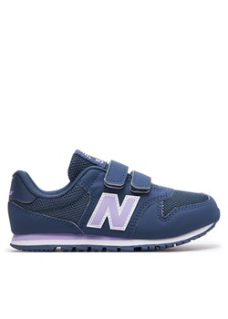 Sneakersy New Balance PV500CIL Granatowy ze sklepu eobuwie.pl w kategorii Buty sportowe dziecięce - zdjęcie 182107707