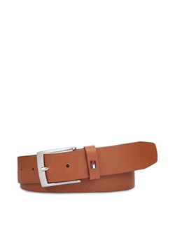 Pasek Męski Tommy Hilfiger Adan 3.5 Seasonal Texture AM0AM12165 Brązowy ze sklepu eobuwie.pl w kategorii Paski męskie - zdjęcie 182107746