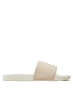 Klapki Calvin Klein Jeans Slide Monogram Co YW0YW00103 Różowy ze sklepu eobuwie.pl w kategorii Klapki damskie - zdjęcie 182107868
