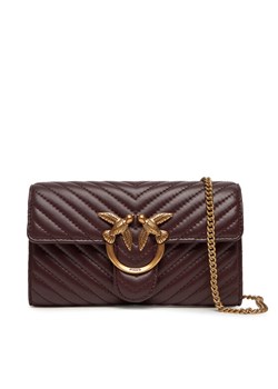 Torebka PINKO Love One Wallet C PE 25 PLTT 100062 A0GK Fioletowy ze sklepu eobuwie.pl w kategorii Kopertówki - zdjęcie 182108049